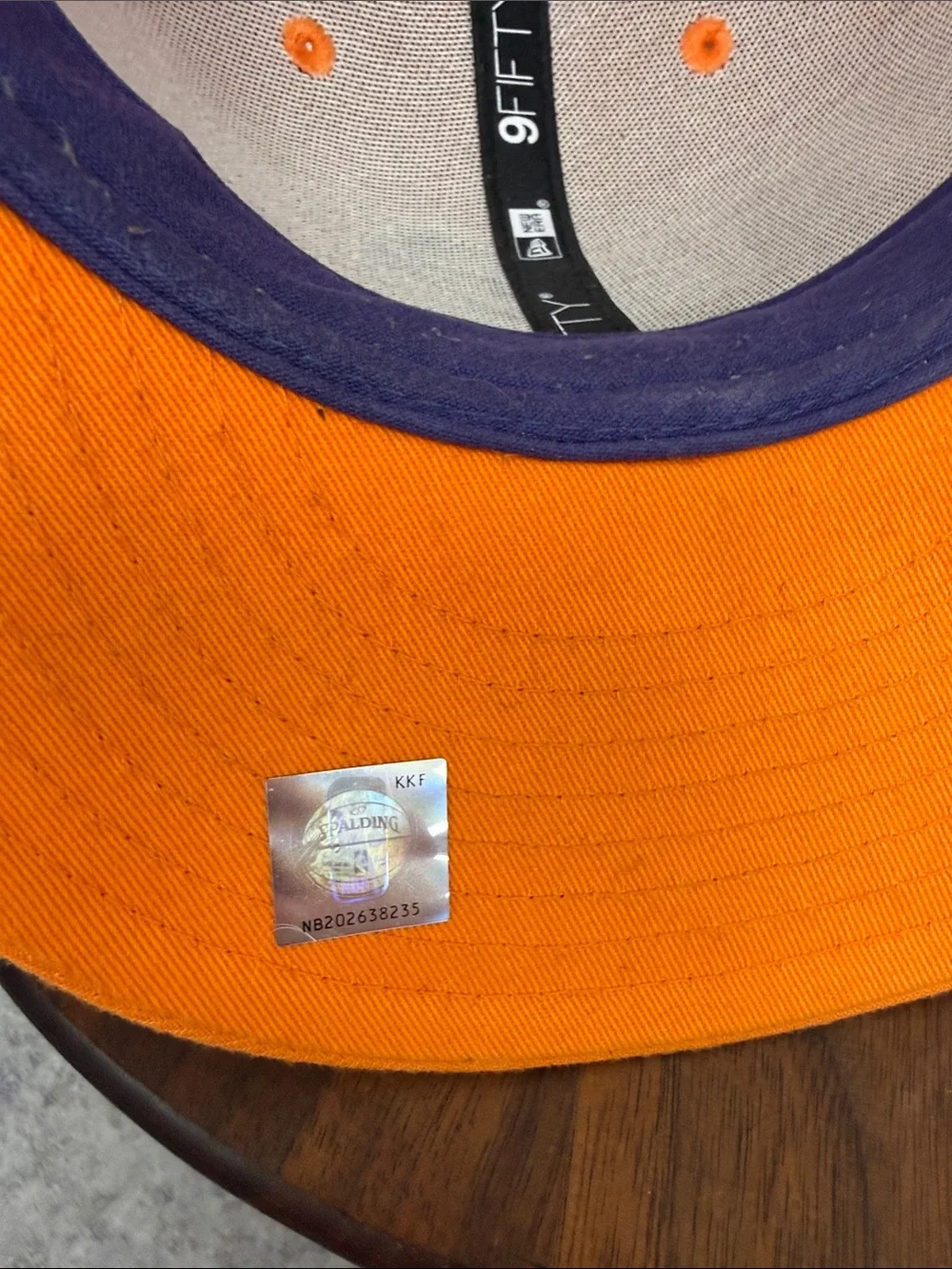 Phoenix Suns New Era 9FIFTY Snapback Hat Orange NBA Basketball